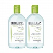 Bioderma Набор Sebium Н2О Мицеллярная вода 500 мл 2 шт.