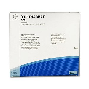Ультравист-370 раствор для инъекций 30 мл 1 шт.