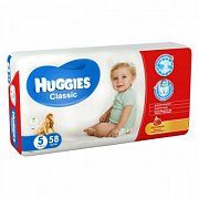 Huggies Подгузники Classic 11-25 кг 58 шт.