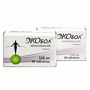 Экобол таблетки 250 мг 20 шт.