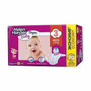 Helen Harper Подгузники Baby Midi 4-9 кг 70 шт.