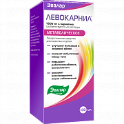 Левокарнил раствор для приема внутрь 30% флакон 100 мл Эвалар Левокарнил