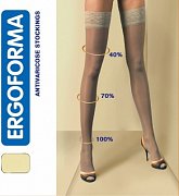 Ergoforma Чулки компрессионные 1 класс компрессии р.4 Телесный