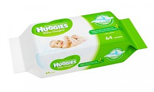 Huggies Влажные салфетки Ultra Comfort Natural 64 шт.