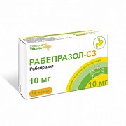 Рабепразол-СЗ капсулы кишечнорастворимые 10 мг 14 шт. Рабепразол-СЗ капсулы кишечнорастворимые 10 мг 14 шт.