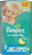 Pampers Подгузники Active Baby-Dry Junior 11-18 кг 64 шт.