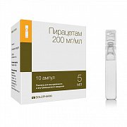 Пирацетам-Солофарм раствор для внутривенного и внутримышечного введения 200 мг мл ампулы 5мл 10 шт. Пирацетам-Солофарм