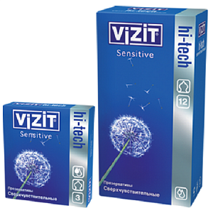 Vizit Презервативы Hi-Tech Сверхчувствительные 3 шт.