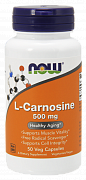 NOW L-Карнозин капсулы 500 мг 50 шт. (БАД)