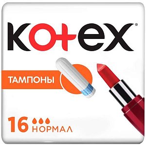 Kotex Тампоны Natural Normal 16 шт.