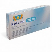 Крестор таблетки 20 мг 126 шт. Крестор таблетки 20 мг 126 шт.