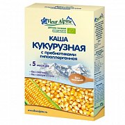 Fleur Alpine Каша молочная кукурузная Organic гипоаллергенная, с пребиотиками, 5 мес. 175 г