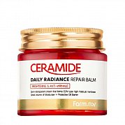 FarmStay Крем-бальзам для лица укрепляющий с керамидами 80 г Ceramide Daily Radiance Repair Balm