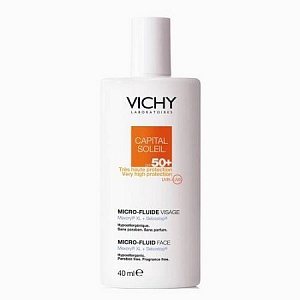 Vichy Capital Soleil SPF 50+ ультра-жидкая эмульсия для лица 40 мл