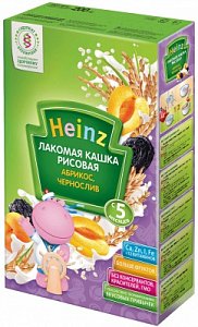 Heinz Каша Лакомая Рисовая с абрикосом и черносливом с 5 мес. 200 г