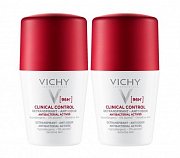 Vichy Набор Дезодорант-антиперспирант 96ч Клиникал контрол 50мл 2шт