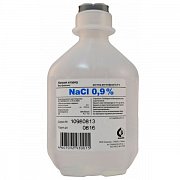 Натрия хлорид раствор для инфузий 0,9% флакон 500 мл 1 шт. Мосфарм Натрия хлорид