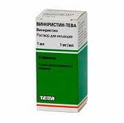 Винкристин-Тева раствор для внутривенного введения 1 мг мл флакон 1 мл 1 шт. Винкристин-Тева