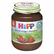 Hipp Пюре Лесные ягоды с яблоками с 6 мес. 125 г