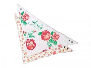 Happy Baby Слюнявчик текстильный Rosary 2 шт.