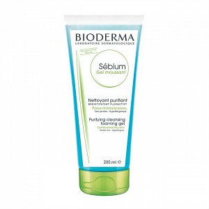 Bioderma Sebium Гель очищающий пенящийся без помпы 200 мл