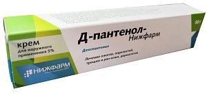 Д-пантенол-Нижфарм крем для наружного применения 5% 50 г