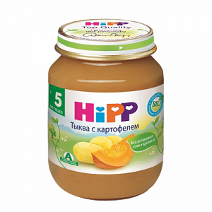 Hipp Пюре Тыква с картофелем с 5 мес. 125 г