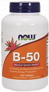 NOW В-50 Комплекс витаминов группы В таблетки 250 шт. (БАД)