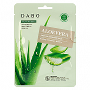 DABO Маска тканевая для лица с экстрактом алоэ 23г