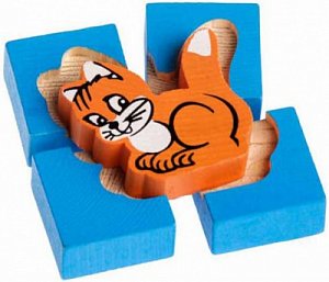 Томик конструктор собирайка кошка 1-02