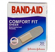 Band-Aid Пластырь абсолютный комфорт 20 шт.