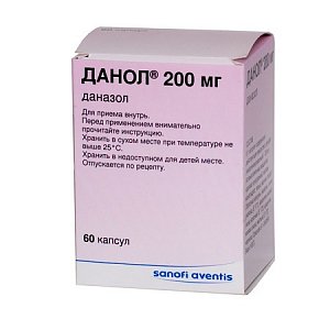 Данол капсулы 200 мг 60 шт.