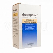 Фортранс порошок для приготовления раствора для приема внутрь 64 г пакетики 4 шт. Фортранс