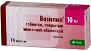 Вазилип таблетки 10 мг 14 шт Вазилип таблетки 10 мг 14 шт