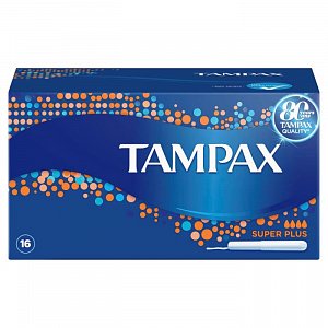 Tampax Тампоны Super Plus с аппликатором 16 шт.