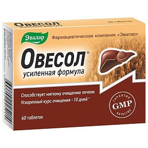 Овесол Усиленная формула таблетки 60 шт. Эвалар