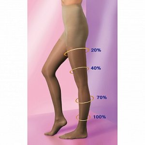 Ergoforma Колготки компрессионные 2 класс компрессии р.4 Телесный