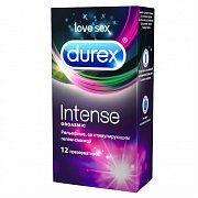 Durex Презервативы Intense orgasmic рельефные со стимулирующим гелем-смазкой 12 шт. Durex Презервативы Intense orgasmic рельефные со стимулирующим гелем-смазкой 12 шт.