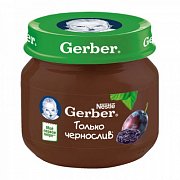 Gerber Пюре Чернослив с 4 мес. 80 г