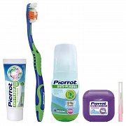 Pierrot [Пиеррот] Complete Dental Kit Дорожный набор щетка+паста 75 мл+ополаскиватель 60 мл+флосс