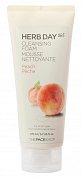 The Face Shop Пенка для умывания с экстрактом персика Herb Day Cleansing Foam 170 мл