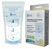 МалышОК Пакеты для хранения грудного молока 250 мл 10 шт. Альпина