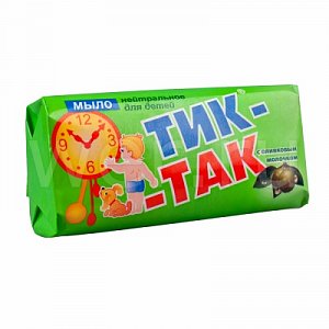 Мыло Тик-Так детское с оливковым молочком 100 г