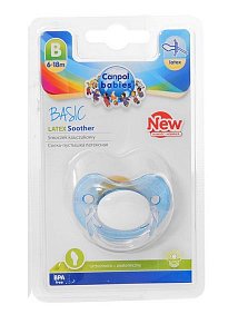 Canpol Пустышка латексная ортодонтическая 6-18 мес. 22/426
