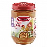 Semper Пюре Лазанья с овощами с 18 мес. 190 г