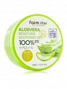 FarmStay Гель многофункциональный с алоэ вера Aloevera Moisture Soothing Gel 300 мл FarmStay Гель многофункциональный с алоэ вера Aloevera Moisture Soothing Gel 300 мл