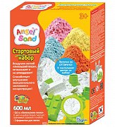 Angel Sand ma07011х набор для творчества белый 0,6 л+ формочки