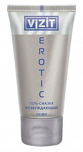 Vizit Гель-смазка возбуждающий Erotic 50 мл
