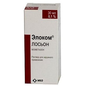 Элоком Лосьон раствор для наружного применения 0,1% флакон-капельница 30 мл