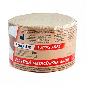 Lauma Бинт эластичный 8 смx5 м
